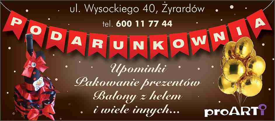 PODARUNKOWNIA UPOMINKI, PREZENTY, PAKOWANIE PREZENTÓW, BALONY Z HELEM, ŚMIESZNE GADŻETY - upominki ŻYRARDÓW upominki ŻYRARDÓW